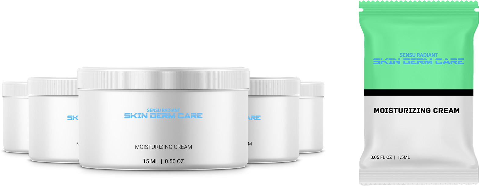 Moisturizing Cream Supplement for Weight Loss 5 Pack and 1 Moisturizing Cream (0.05 FL OZ)